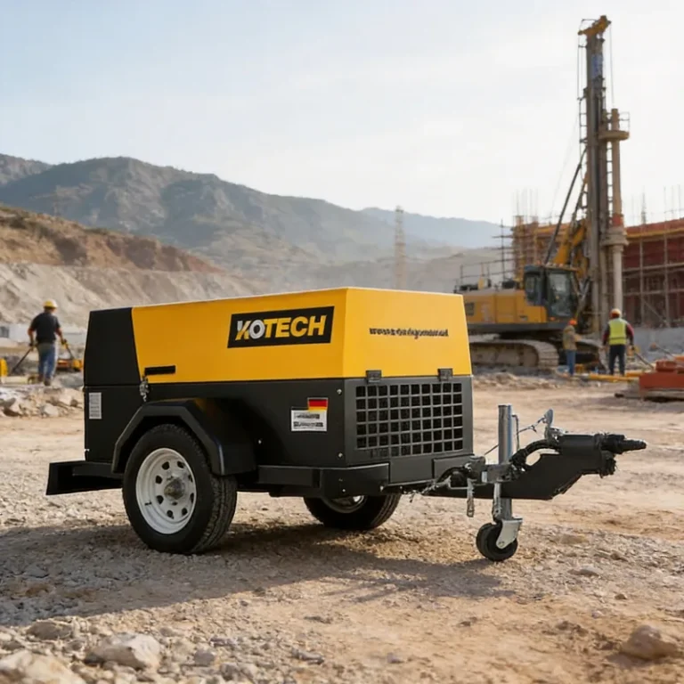 185 CFM Diesel Compressors for Remote Construction