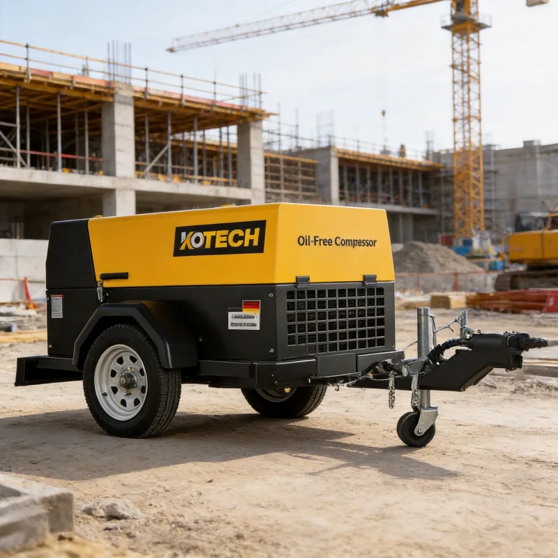 Diesel vs. Electric Portable Air Compressors for Construction