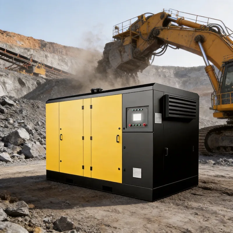 Industrial Portable Diesel Air Compressors for Mining
