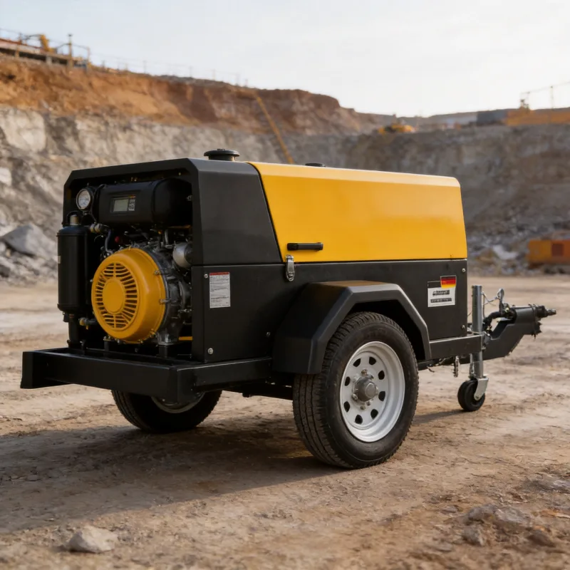 Industrial Portable Diesel Air Compressors for Mining