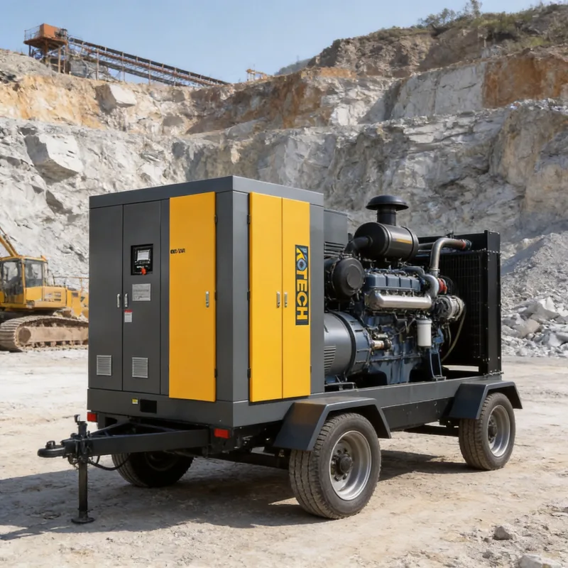 Affordable Mobile Diesel Screw Compressors for Quarry & Mining: Use Case Breakdown