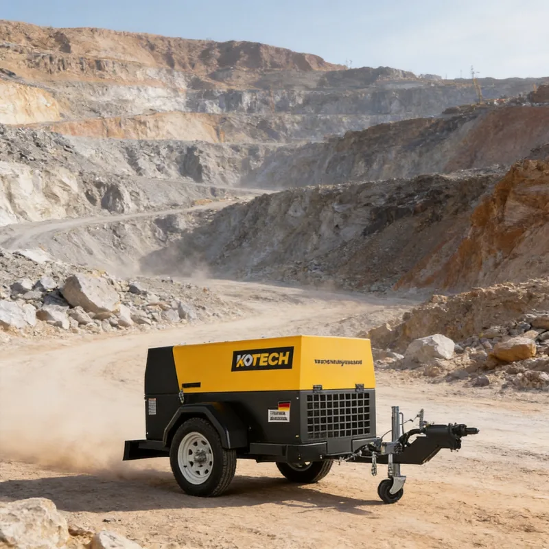 Diesel Air Compressors for Remote Mining