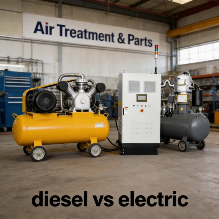 Diesel vs. Electric Sandblasting Compressors
