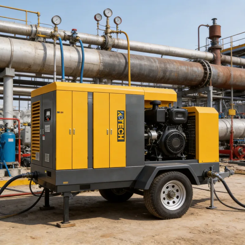 Eco-Friendly Diesel Air Compressors for Pipeline Pressure Testing