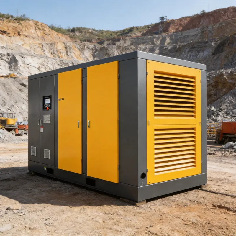 Industrial Portable Diesel Air Compressors for Mining