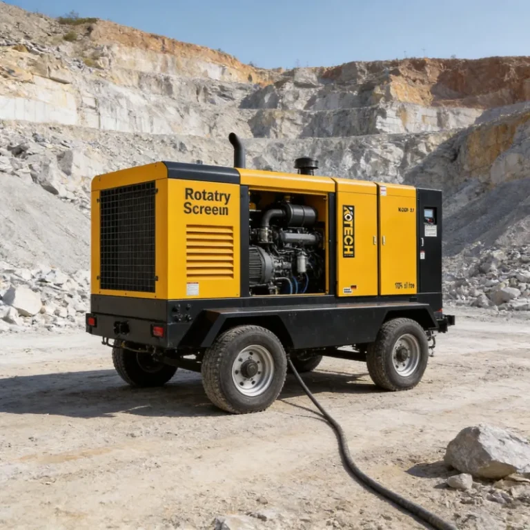 Mobile Diesel Air Compressor: Quarry & Mining Setup Tutorial