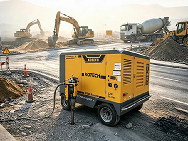 Eco-Friendly Air Compressor Gas for Portable Industrial Use