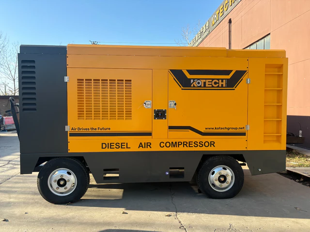 Portable Industrial Air Compressors for Sandblasting and Surface Preparation