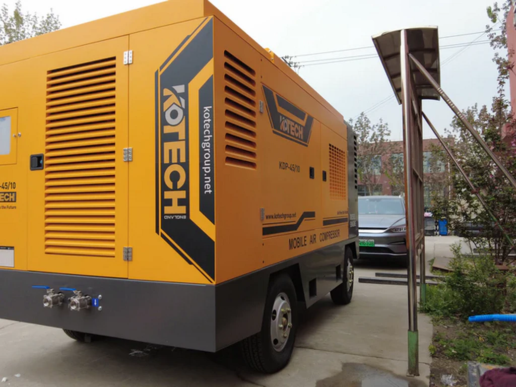 Heavy-Duty Portable Screw Compressors for Remote Sites