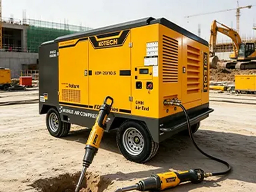 Air Compressor Gas Feedback for Portable Industrial Units